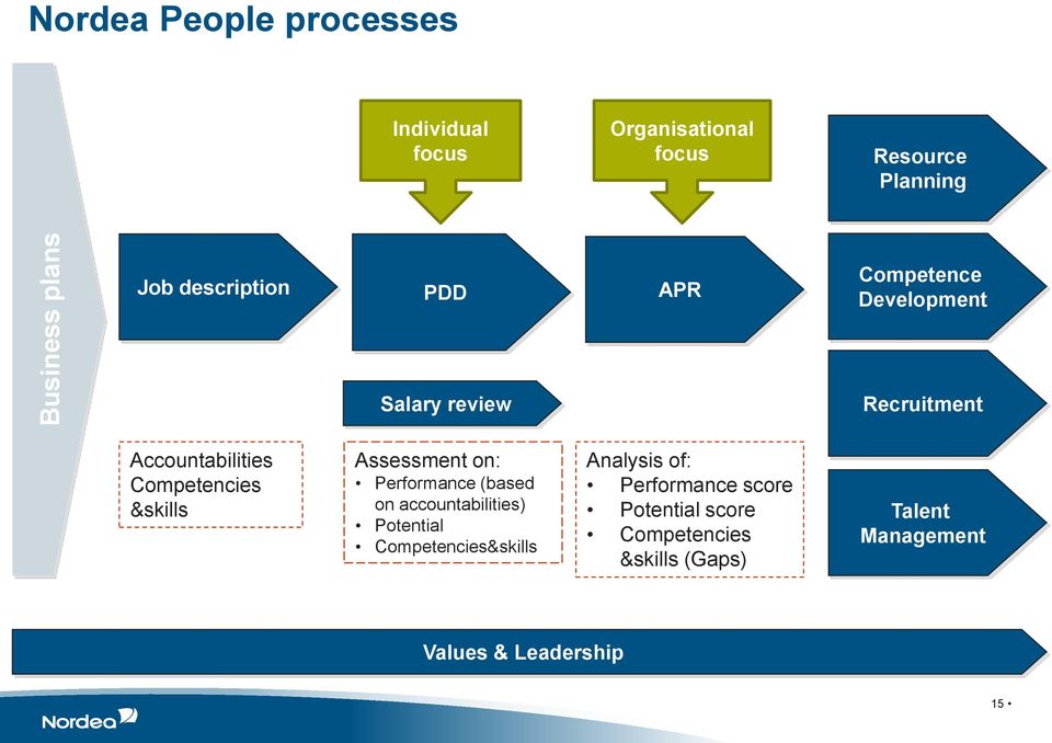 &skills Assessment on: Performance (based on accountabilities) Potential Competencies&skills Analysis