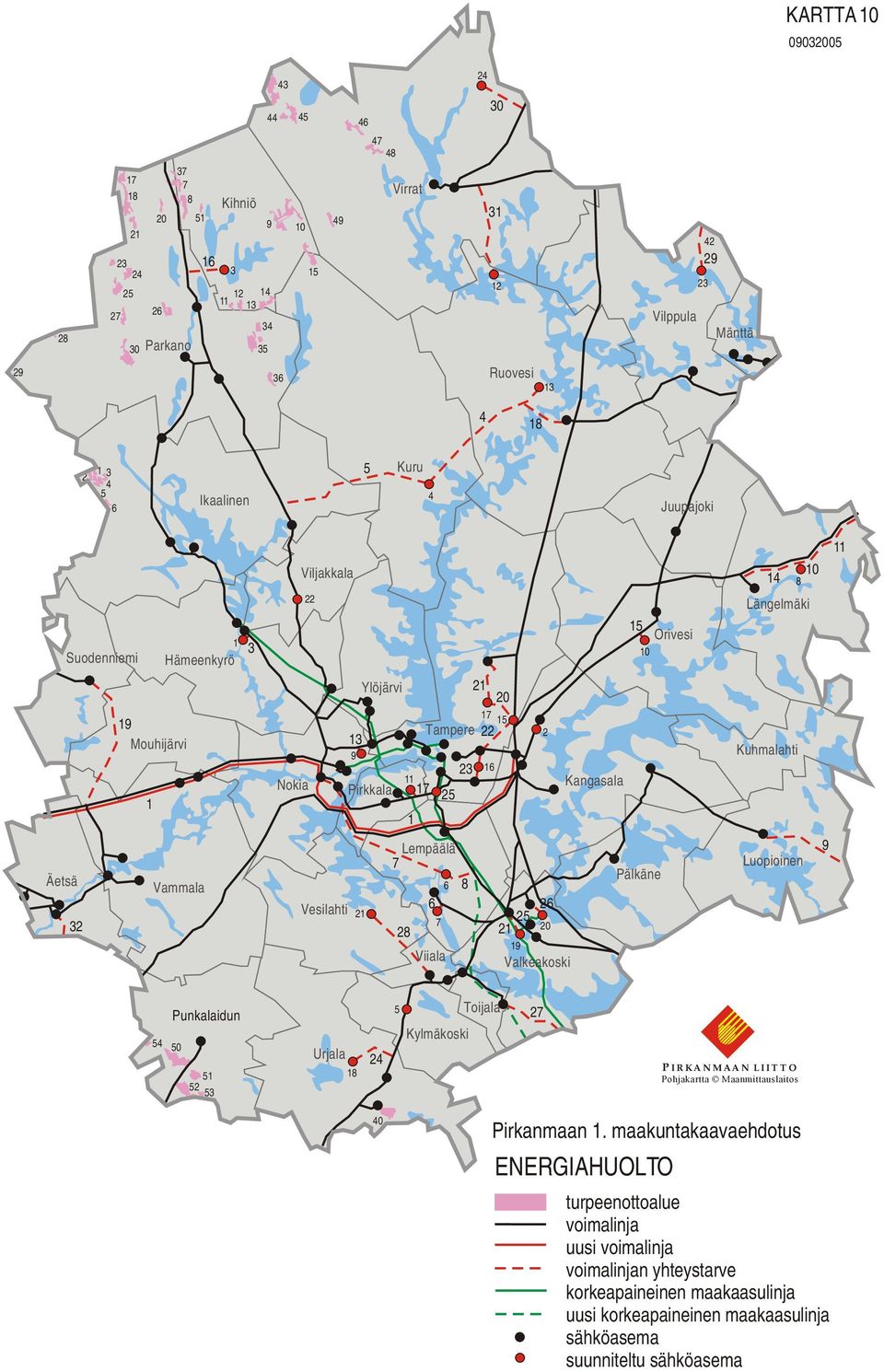 2 Kangasala Kuhmalahti Äetsä 32 Vammala Vesilahti 21 Lempäälä 7 6 8 6 7 28 Viiala 25 26 21 20 19 Valkeakoski Pälkäne Luopioinen 9 54 50 Punkalaidun 51 52 53 Urjala 18 24 5 Kylmäkoski Toijala 27 P