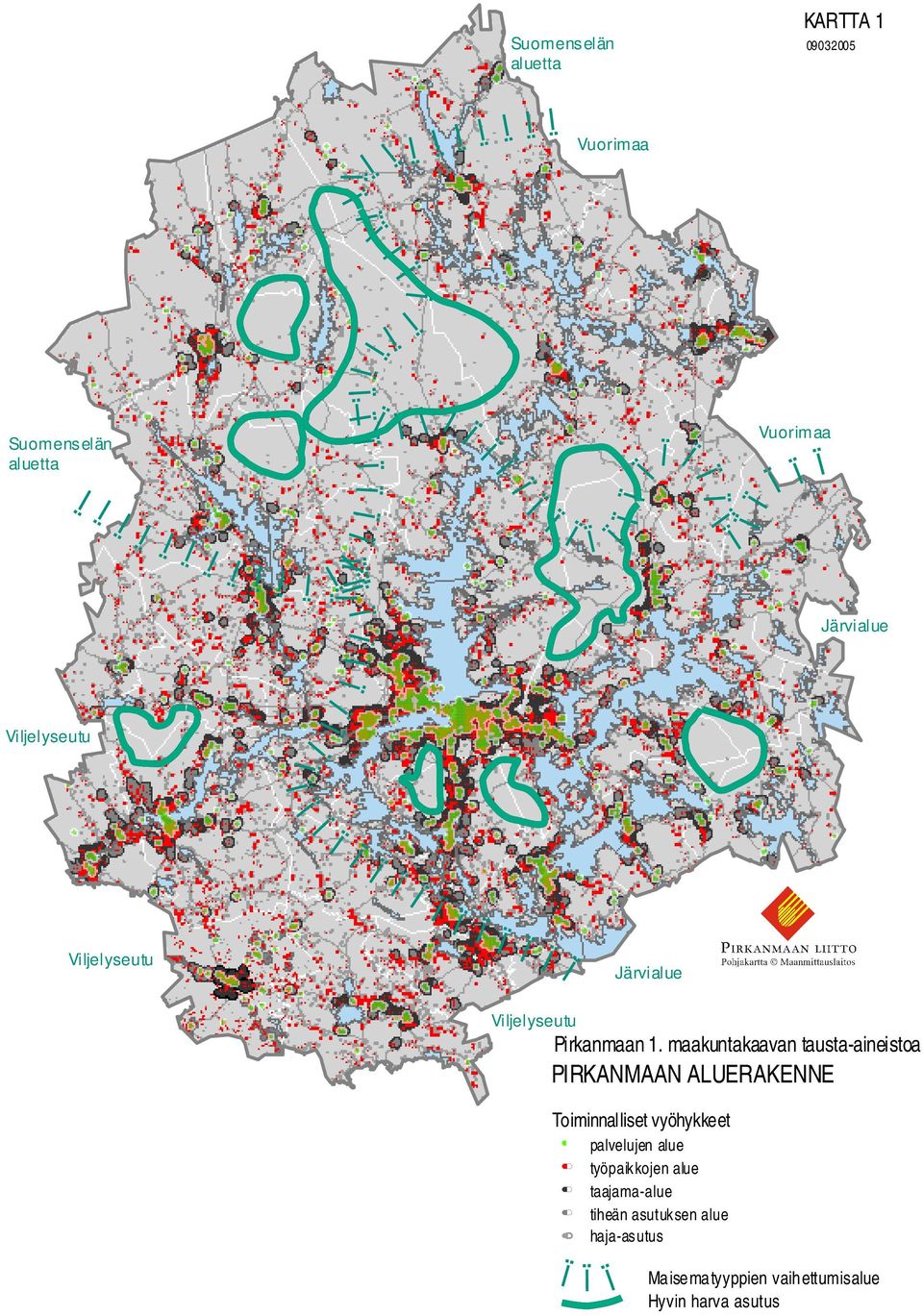 Järvialue Viljelyseutu Pirkanmaan 1.