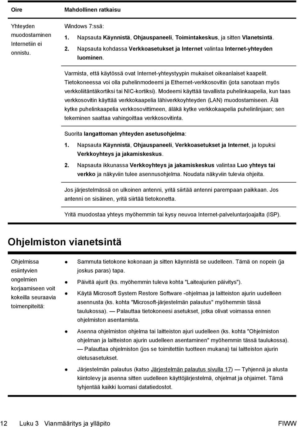 Tietokoneessa voi olla puhelinmodeemi ja Ethernet-verkkosovitin (jota sanotaan myös verkkoliitäntäkortiksi tai NIC-kortiksi).