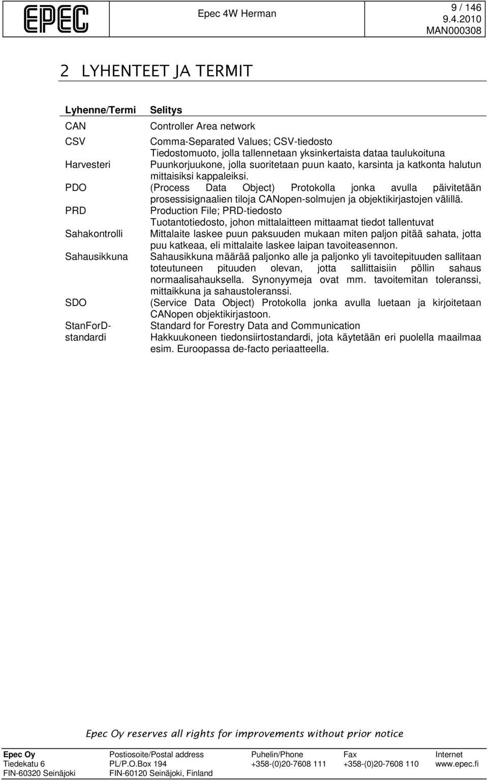 PDO (Process Data Object) Protokolla jonka avulla päivitetään prosessisignaalien tiloja CANopen-solmujen ja objektikirjastojen välillä.