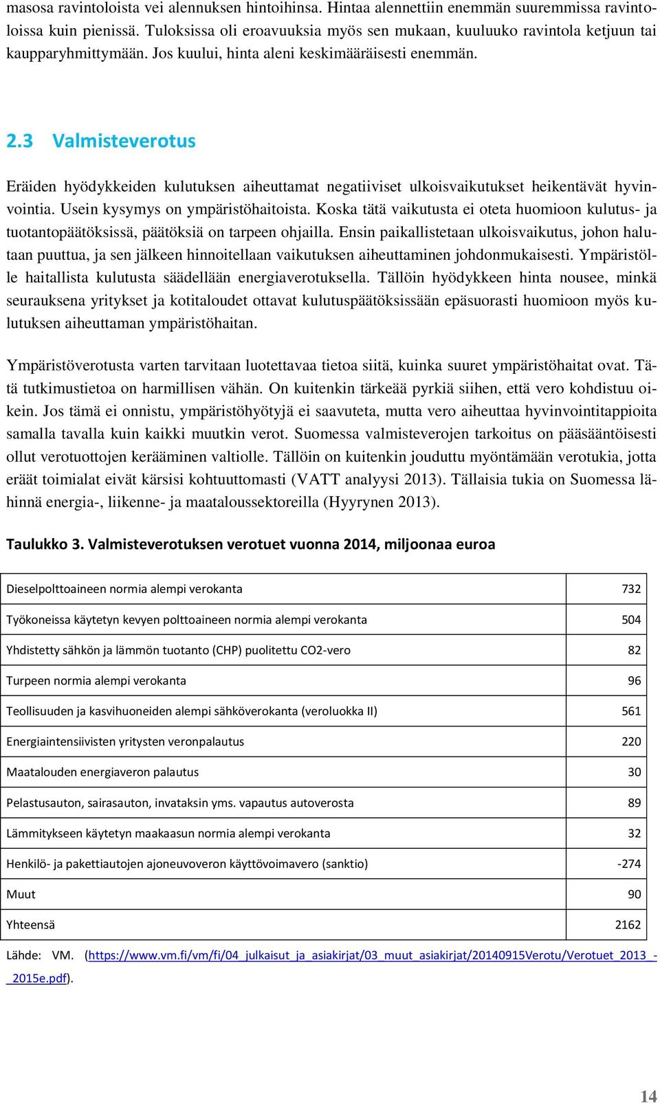 3 Valmisteverotus Eräiden hyödykkeiden kulutuksen aiheuttamat negatiiviset ulkoisvaikutukset heikentävät hyvinvointia. Usein kysymys on ympäristöhaitoista.