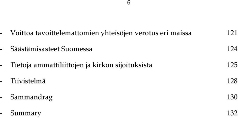 124 - Tietoja ammattiliittojen ja kirkon