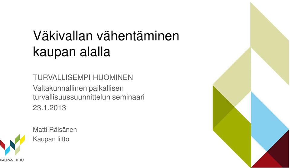 paikallisen turvallisuussuunnittelun