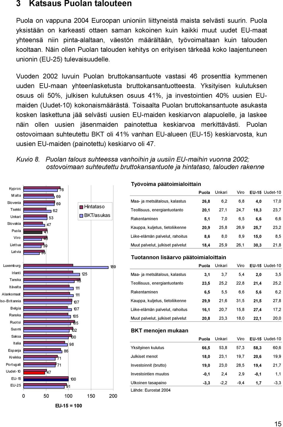 Näin ollen Puolan talouden kehitys on erityisen tärkeää koko laajentuneen unionin (EU-25) tulevaisuudelle.