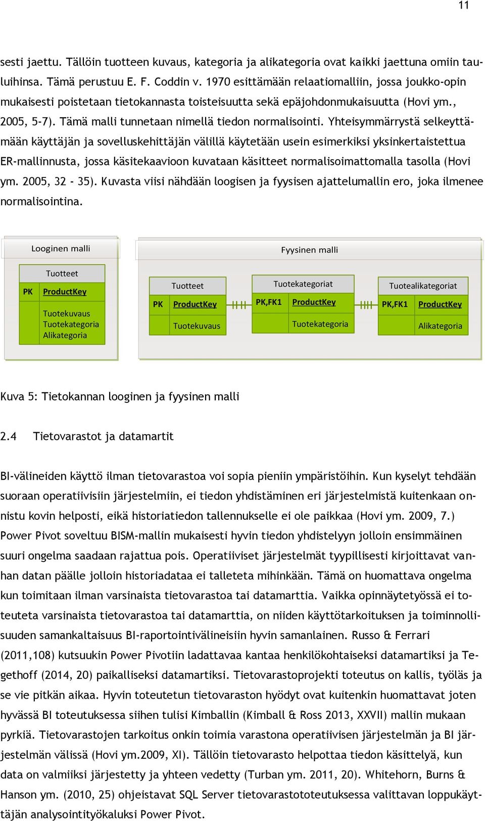 Yhteisymmärrystä selkeyttämään käyttäjän ja sovelluskehittäjän välillä käytetään usein esimerkiksi yksinkertaistettua ER-mallinnusta, jossa käsitekaavioon kuvataan käsitteet normalisoimattomalla