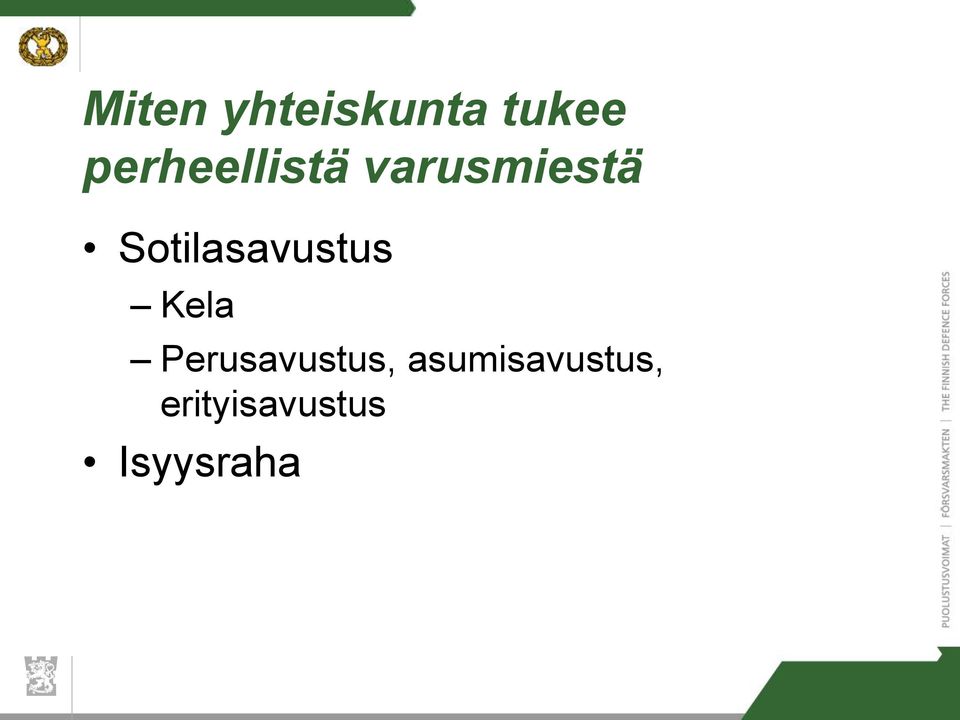 Sotilasavustus Kela