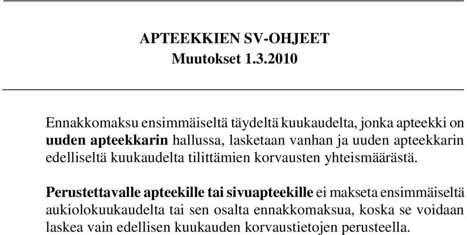 yhteismäärästä.