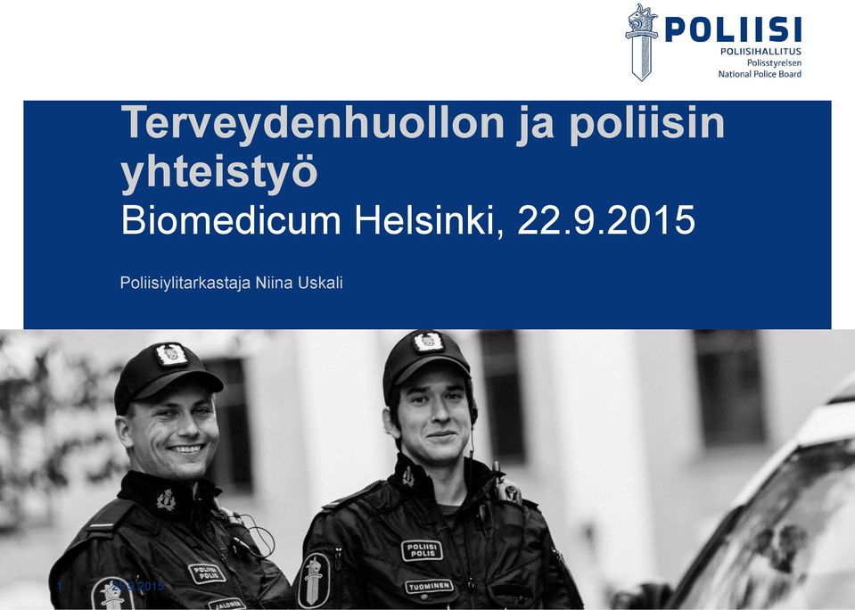 Biomedicum Helsinki, 22.9.