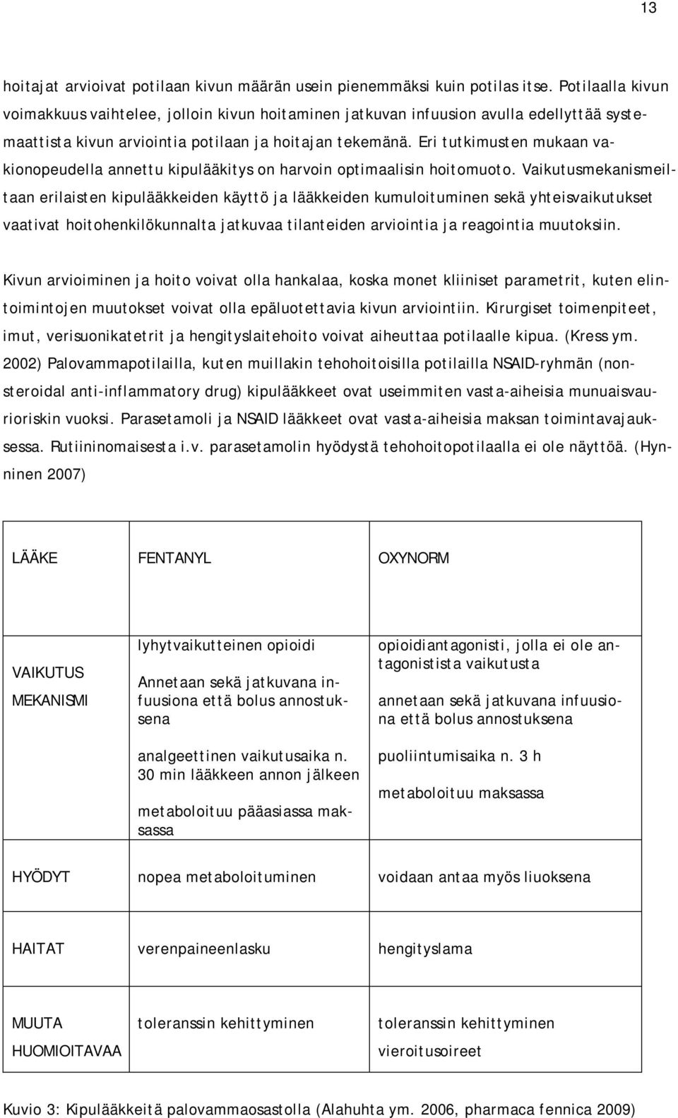 Eri tutkimusten mukaan vakionopeudella annettu kipulääkitys on harvoin optimaalisin hoitomuoto.