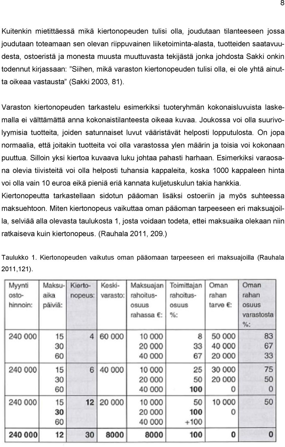 Varaston kiertonopeuden tarkastelu esimerkiksi tuoteryhmän kokonaisluvuista laskemalla ei välttämättä anna kokonaistilanteesta oikeaa kuvaa.