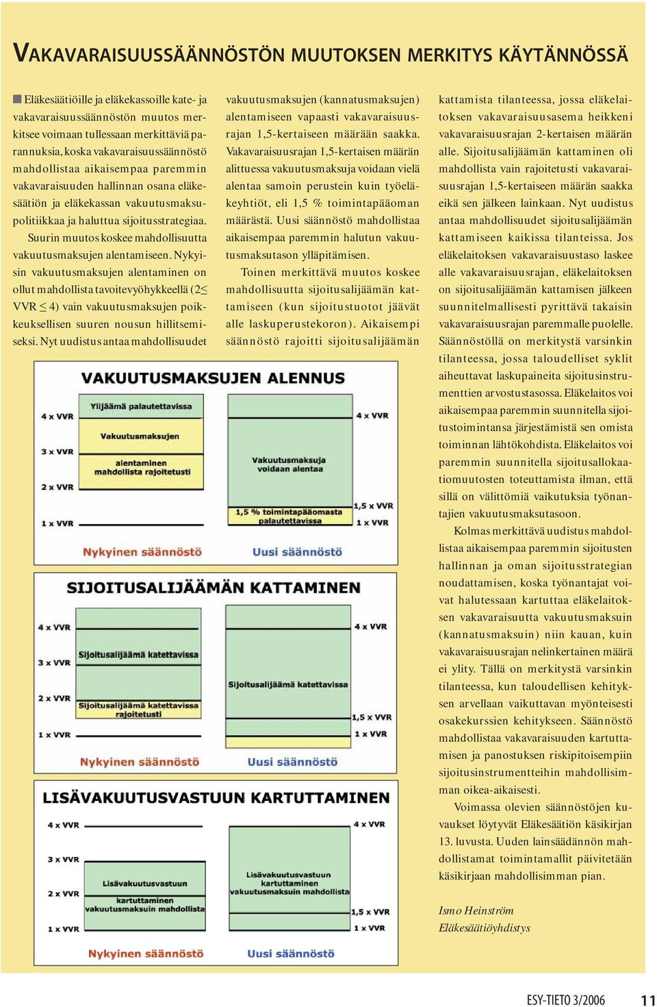 Suurin muutos koskee mahdollisuutta vakuutusmaksujen alentamiseen.