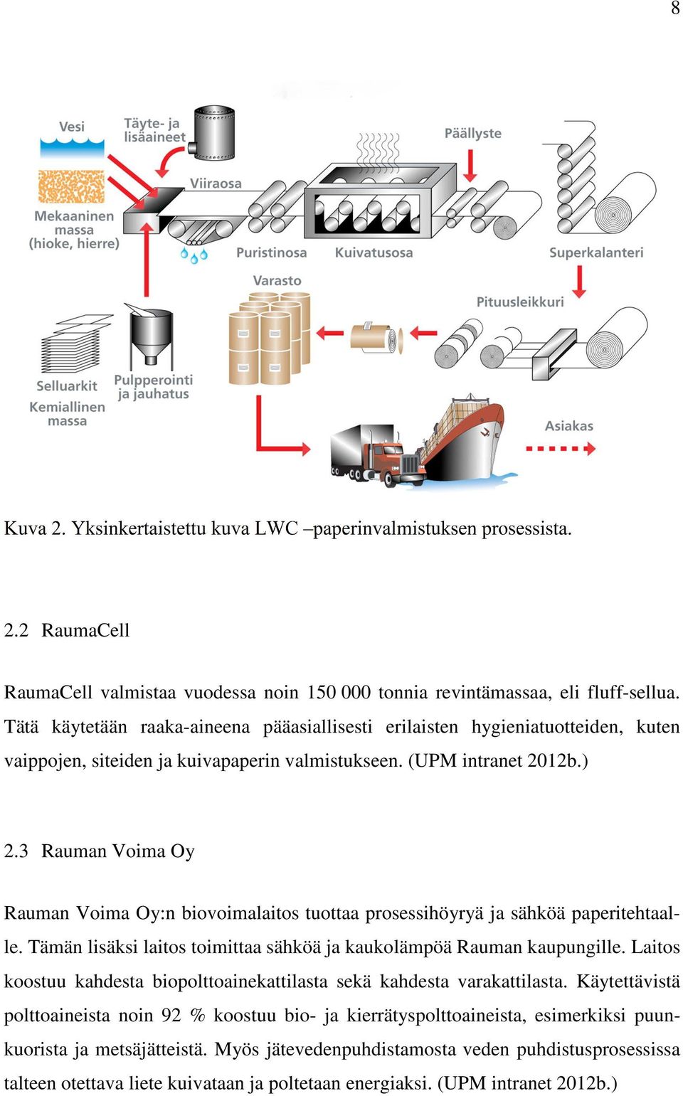 3 Rauman Voima Oy Rauman Voima Oy:n biovoimalaitos tuottaa prosessihöyryä ja sähköä paperitehtaalle. Tämän lisäksi laitos toimittaa sähköä ja kaukolämpöä Rauman kaupungille.