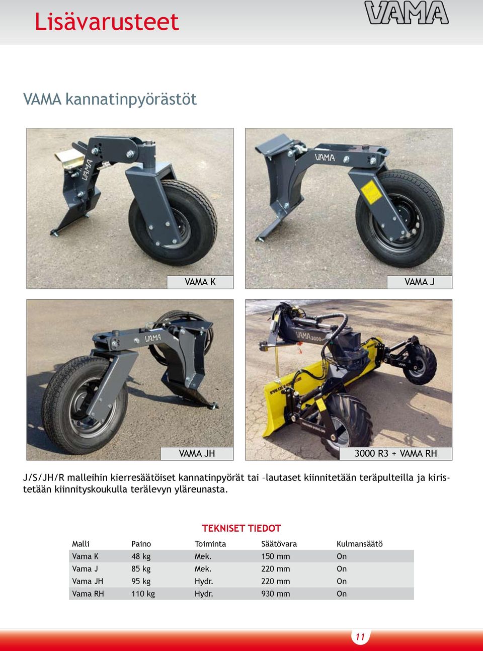 kiinnityskoukulla terälevyn yläreunasta.