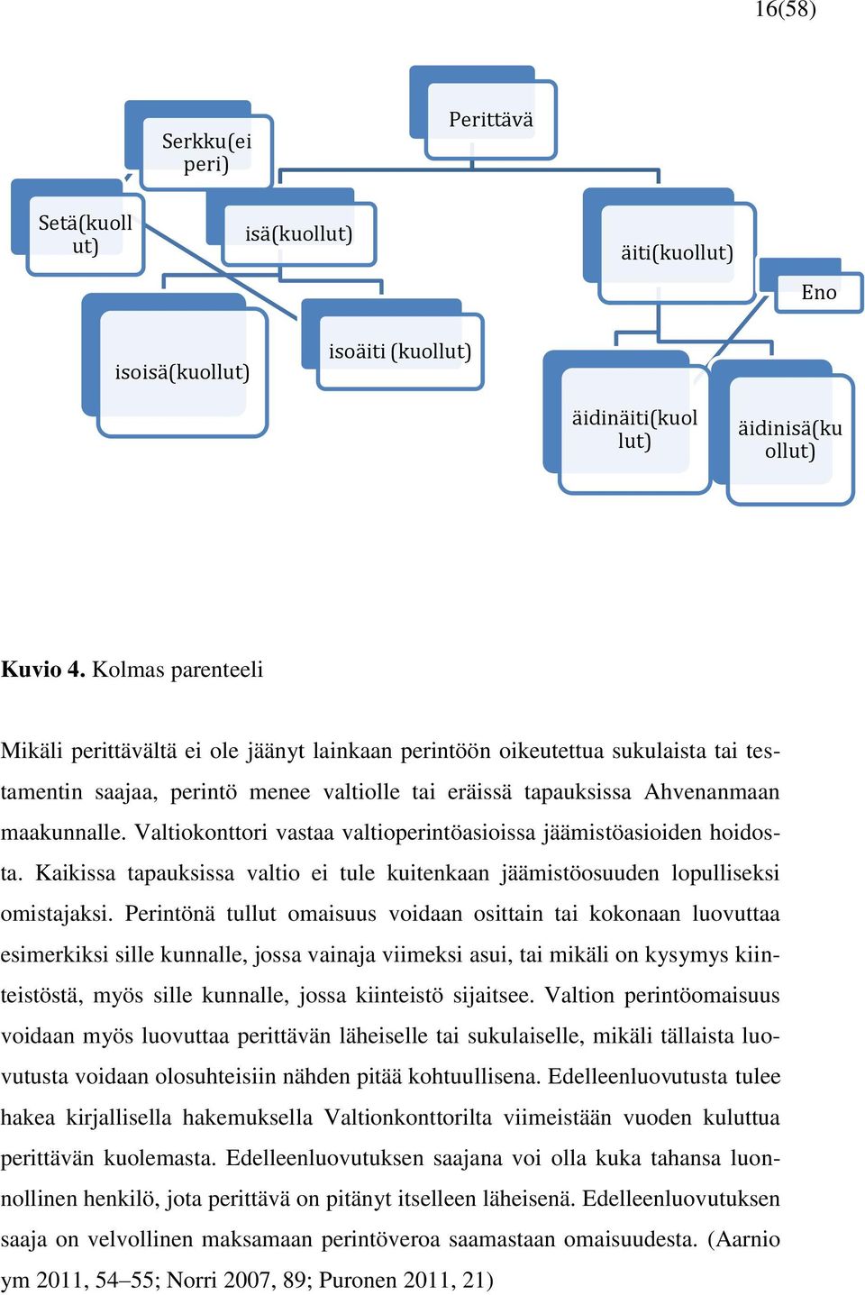 Valtiokonttori vastaa valtioperintöasioissa jäämistöasioiden hoidosta. Kaikissa tapauksissa valtio ei tule kuitenkaan jäämistöosuuden lopulliseksi omistajaksi.