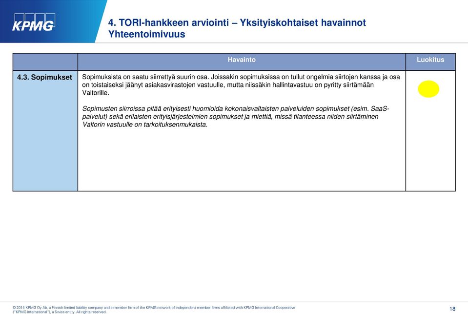 hallintavastuu on pyritty siirtämään Valtorille.