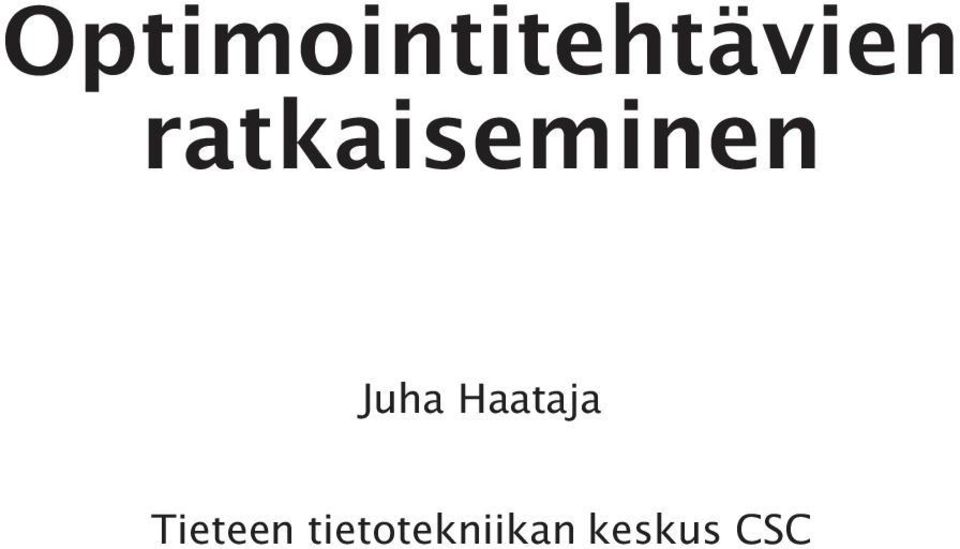 Haataja Tieteen