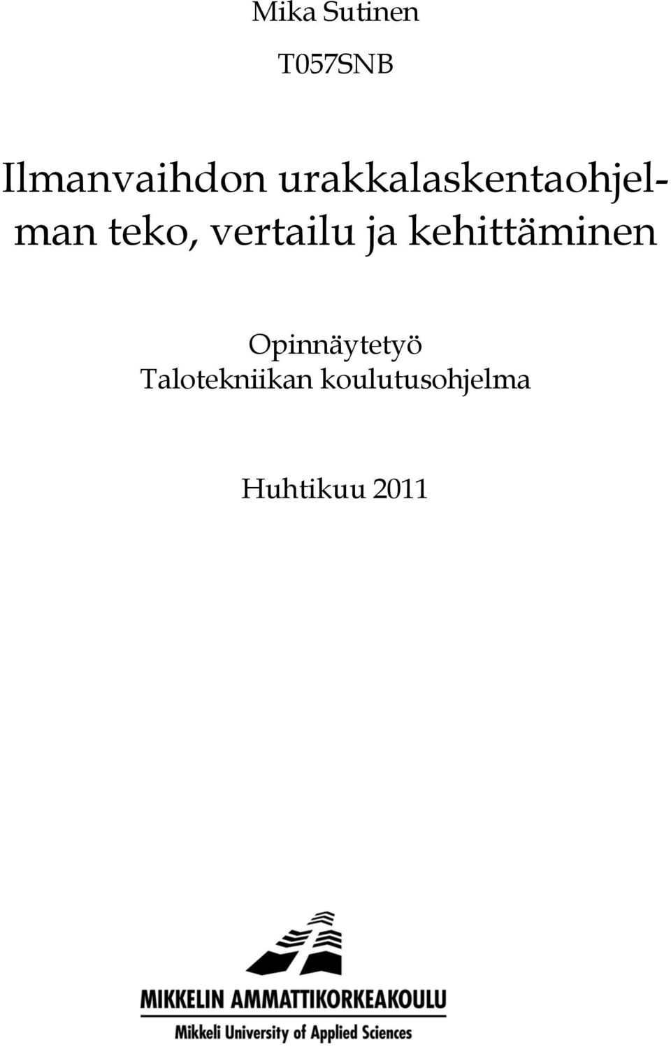 vertailu ja kehittäminen