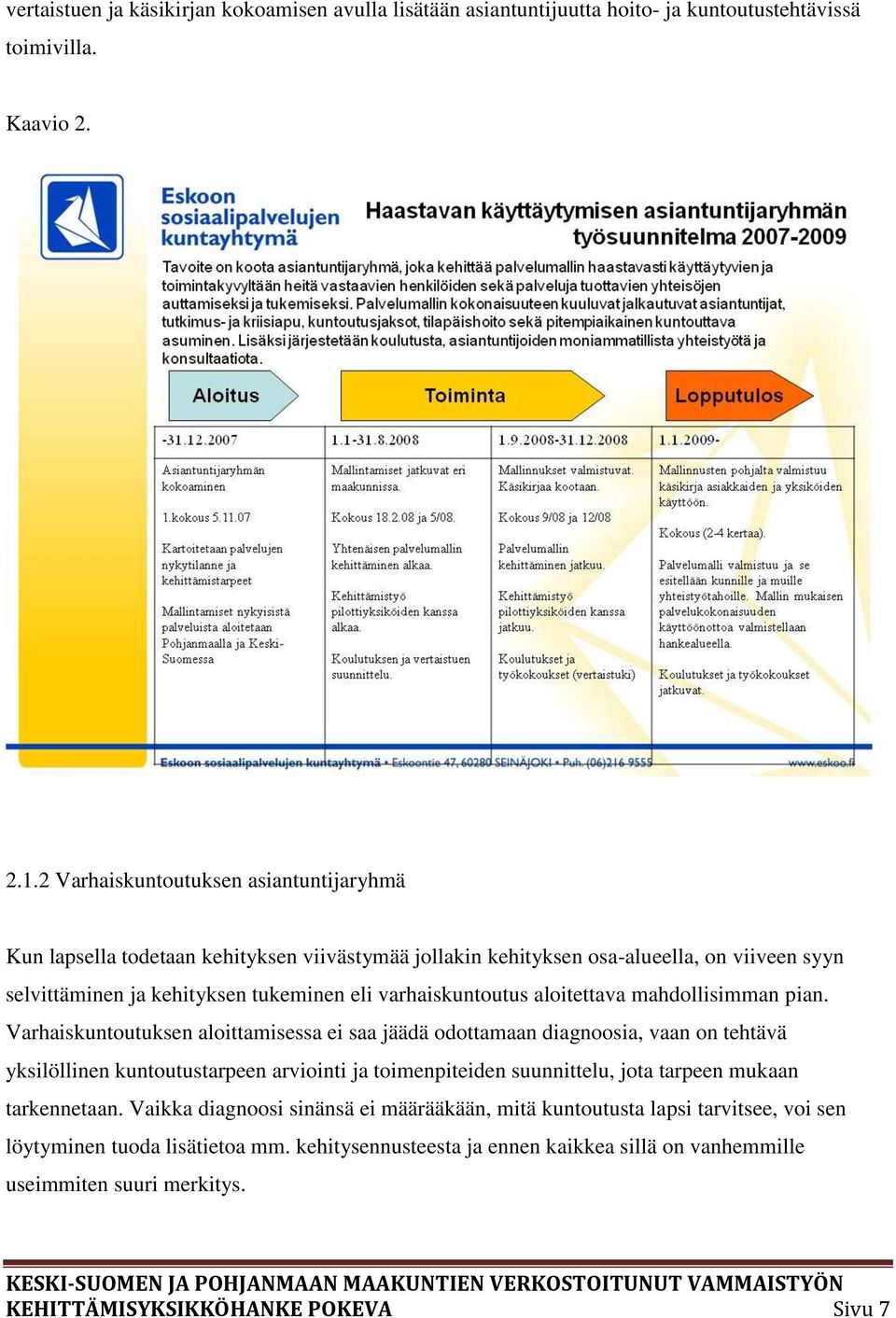 aloitettava mahdollisimman pian.