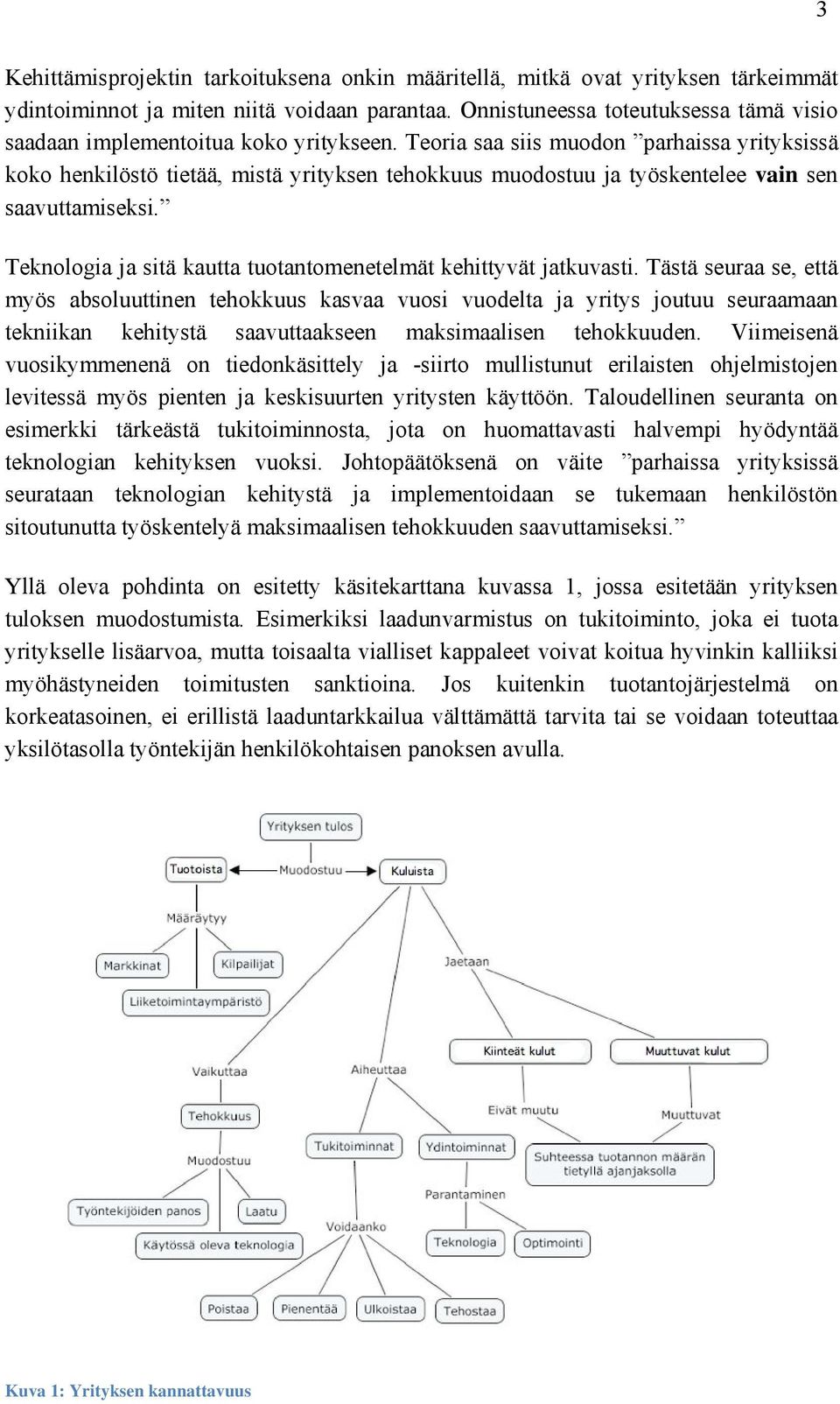 Teoria saa siis muodon parhaissa yrityksissä koko henkilöstö tietää, mistä yrityksen tehokkuus muodostuu ja työskentelee vain sen saavuttamiseksi.