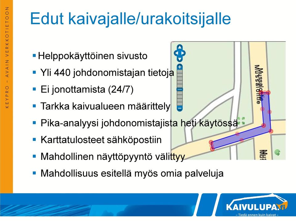 määrittely Pika-analyysi johdonomistajista heti käytössä Karttatulosteet