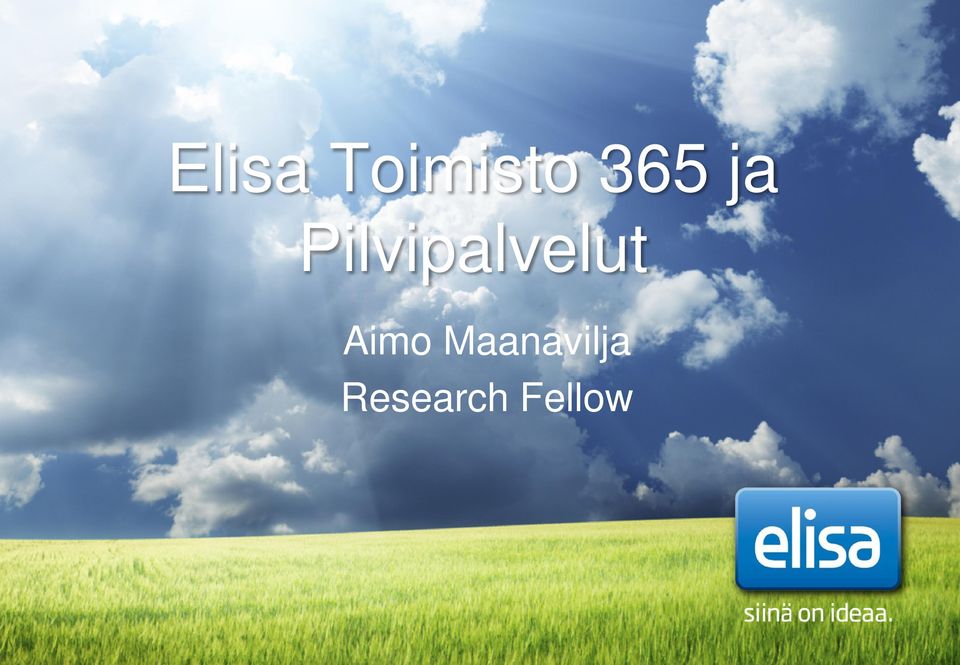 Pilvipalvelut