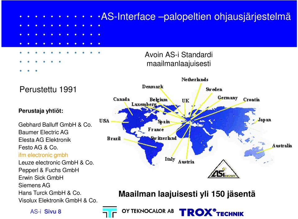 Baumer Electric AG Elesta AG Elektronik Festo AG & Co.