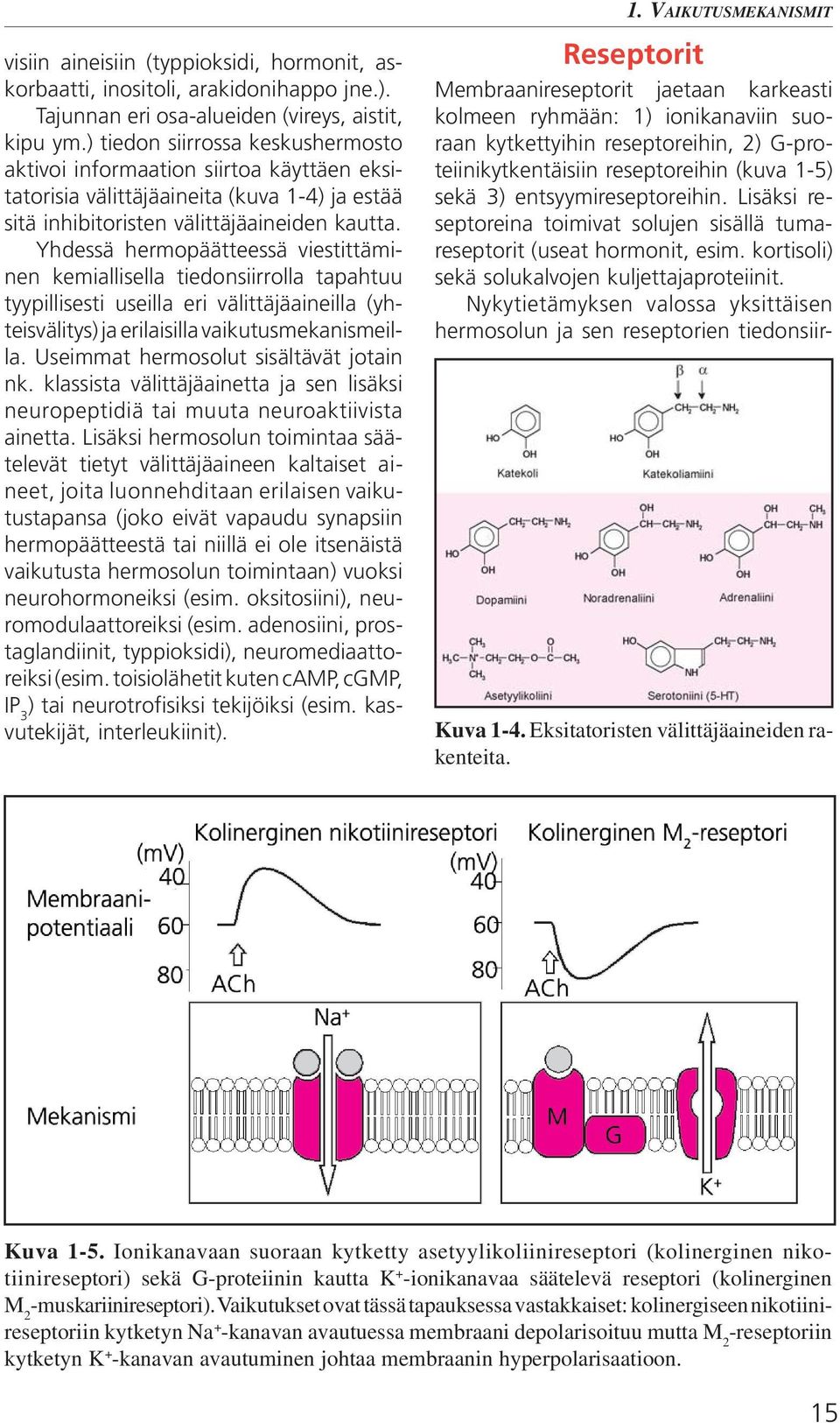 Yhdessä hermopäätteessä viestittäminen kemiallisella tiedonsiirrolla tapahtuu tyypillisesti useilla eri välittäjäaineilla (yhteisvälitys) ja erilaisilla vaikutusmekanismeilla.