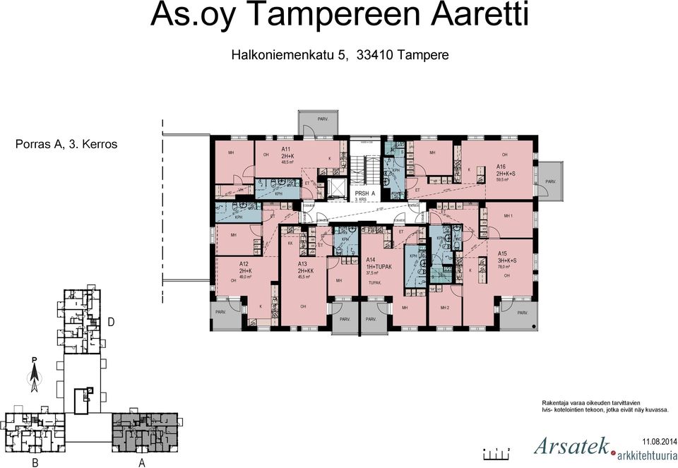 erros 12 2H+ 11 2H+ 48,5 m² 13 2H+ 45,5 m² IE