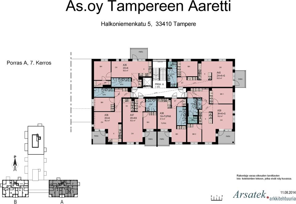 erros 36 2H+ 35 2H+ 48,5 m² 37 2H+ 45,5 m²