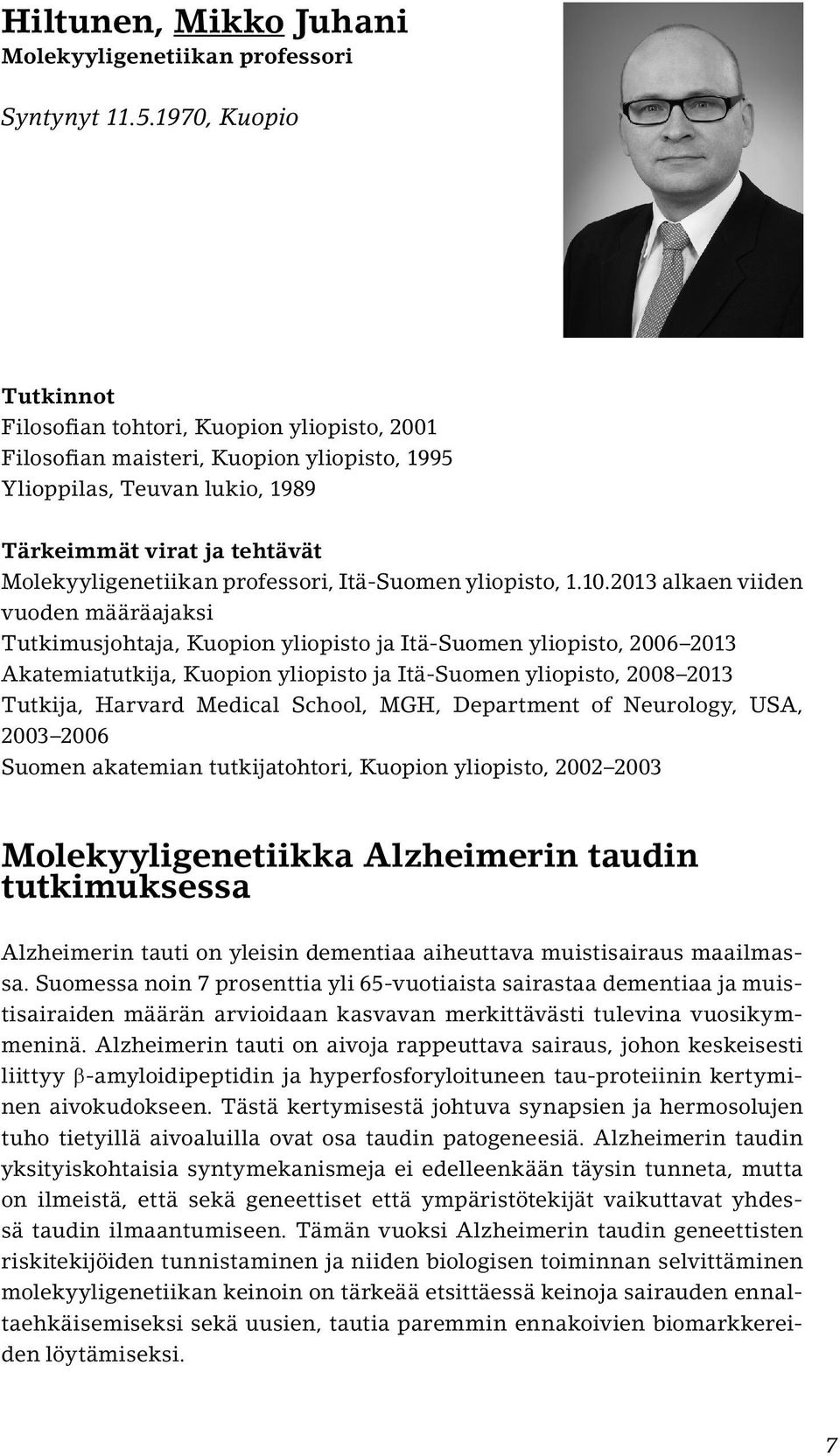 professori, Itä-Suomen yliopisto, 1.10.