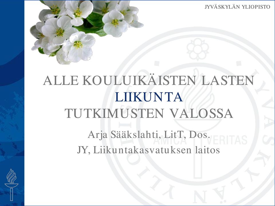 Arja Sääkslahti, LitT, Dos.