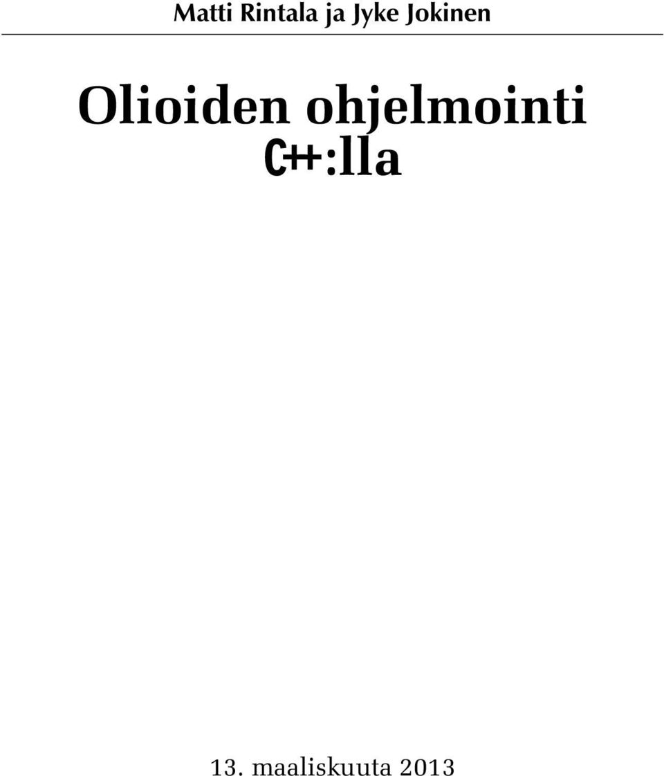 Olioiden