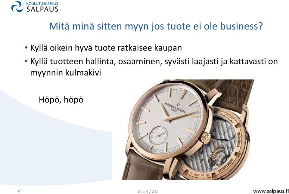 tuotteen hallinta, osaaminen, syvästi laajasti