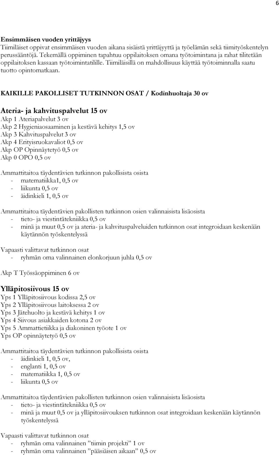 Tiimiläisillä on mahdollisuus käyttää työtoiminnalla saatu tuotto opintomatkaan.