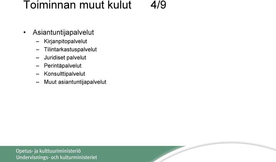 Tilintarkastuspalvelut Juridiset palvelut