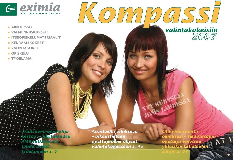 AMK-tutkinnosta tuhdit eväät työelämään s.