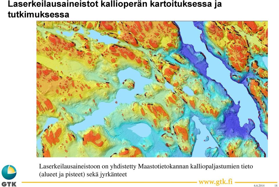yhdistetty Maastotietokannan kalliopaljastumien
