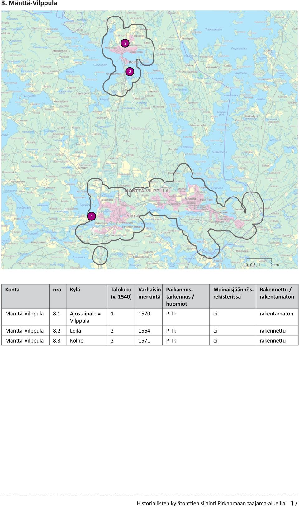 2 Loila 2 1564 PITk ei rakennettu Mänttä-Vilppula 8.