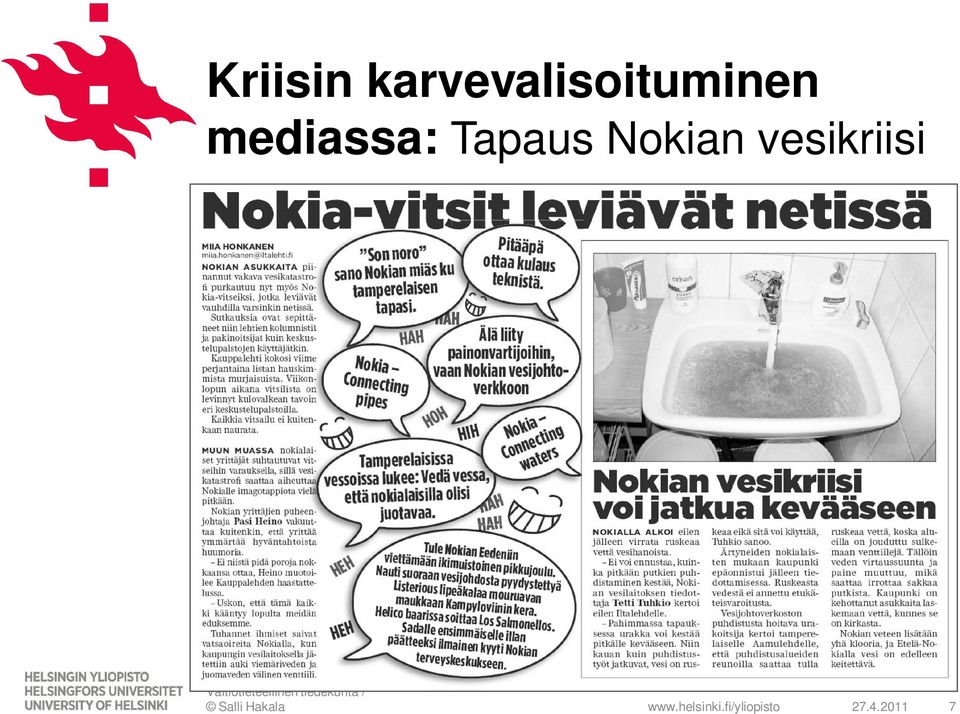 vesikriisi Salli Hakala www.