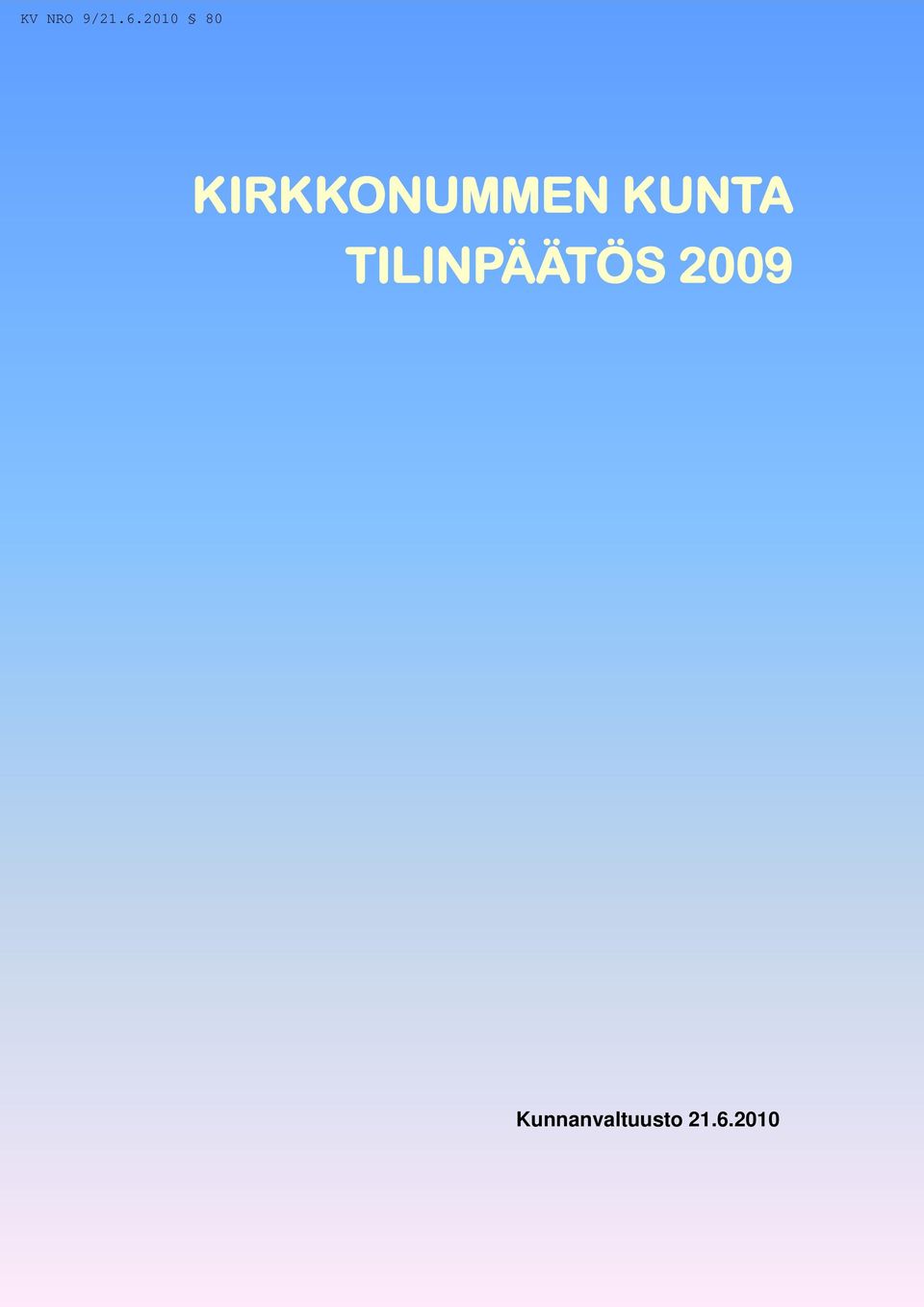 TILINPÄÄTÖS