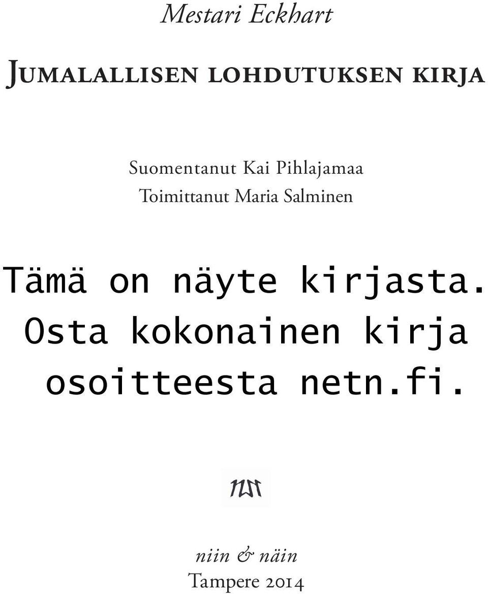 Salminen Tämä on näyte kirjasta.