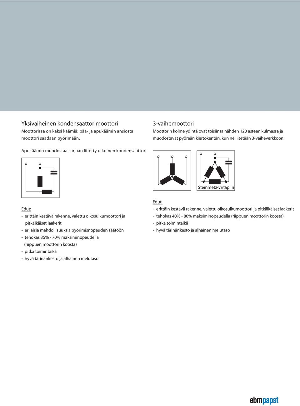Apukäämin muodostaa sarjaan liitetty ulkoinen kondensaattori.