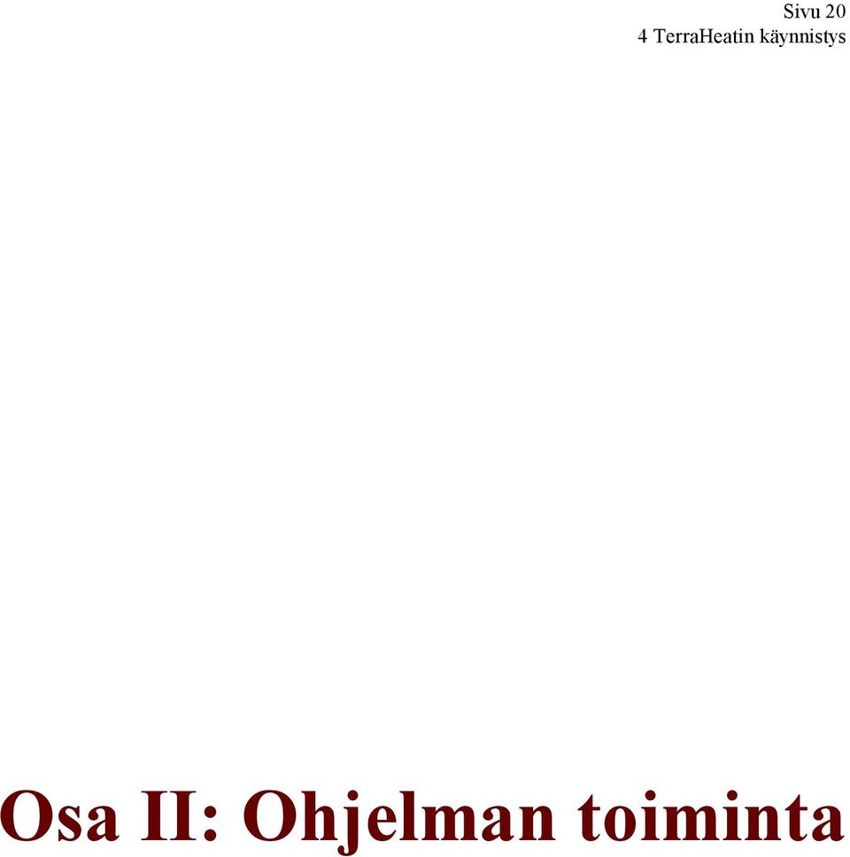 käynnistys Osa