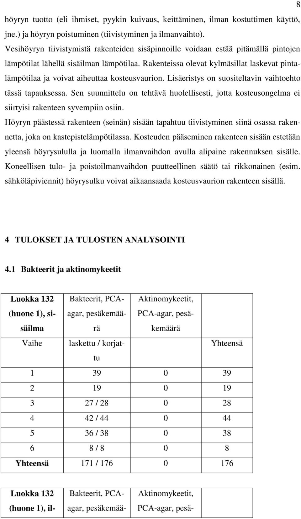 Rakenteissa olevat kylmäsillat laskevat pintalämpötilaa ja voivat aiheuttaa kosteusvaurion. Lisäeristys on suositeltavin vaihtoehto tässä tapauksessa.