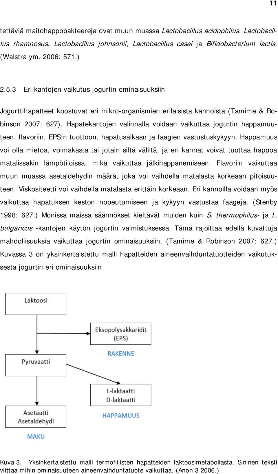 Hapatekantojen valinnalla voidaan vaikuttaa jogurtin happamuuteen, flavoriin, EPS:n tuottoon, hapatusaikaan ja faagien vastustuskykyyn.