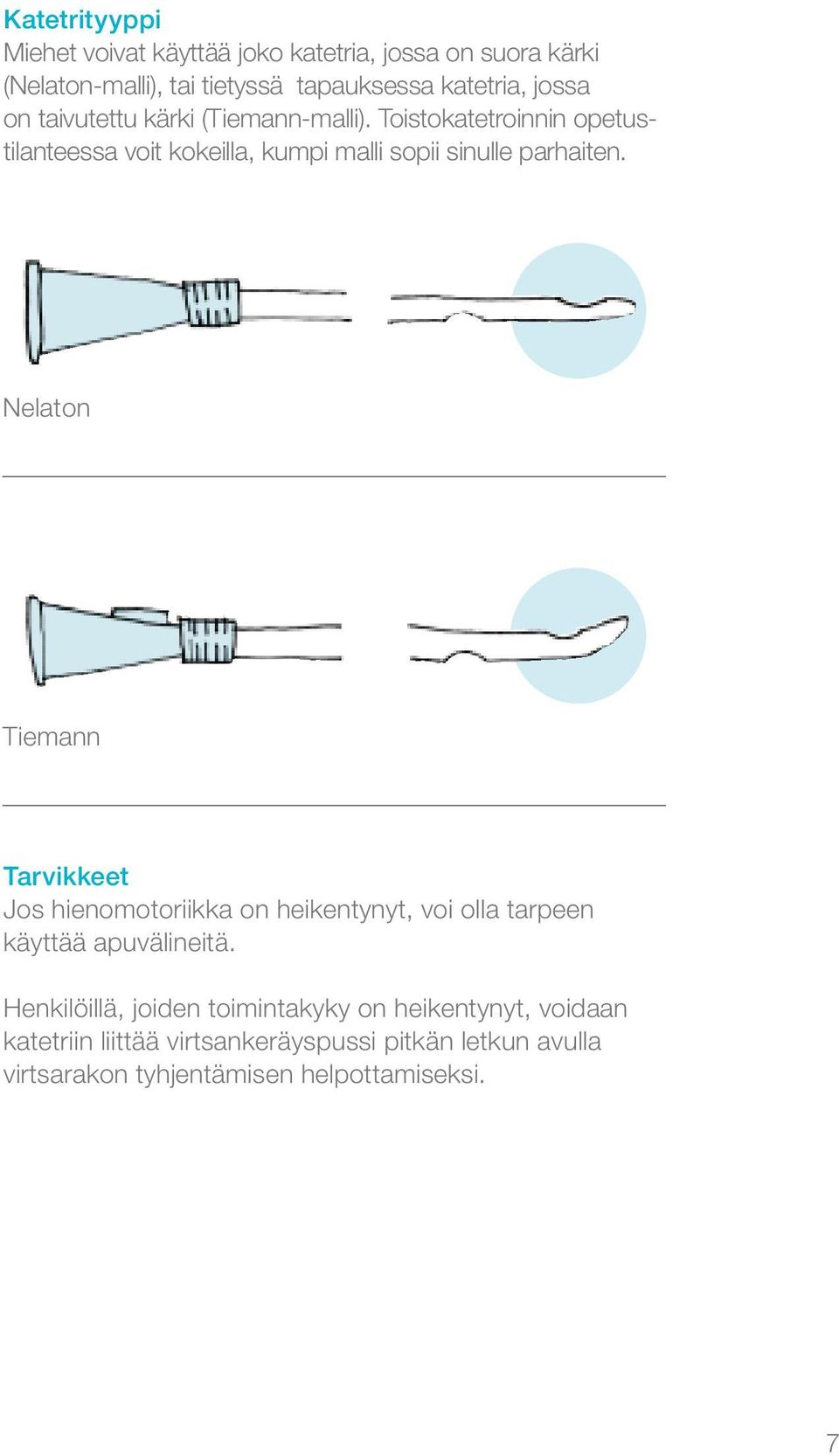 Nelaton Tiemann Tarvikkeet Jos hienomotoriikka on heikentynyt, voi olla tarpeen käyttää apuvälineitä.