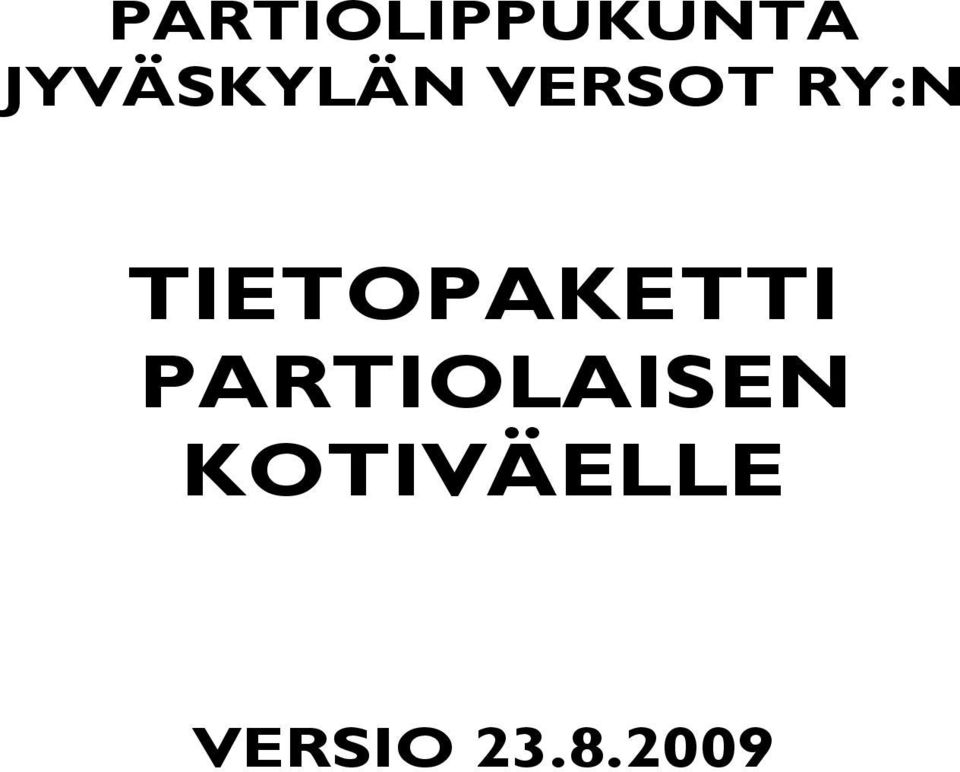 TIETOPAKETTI