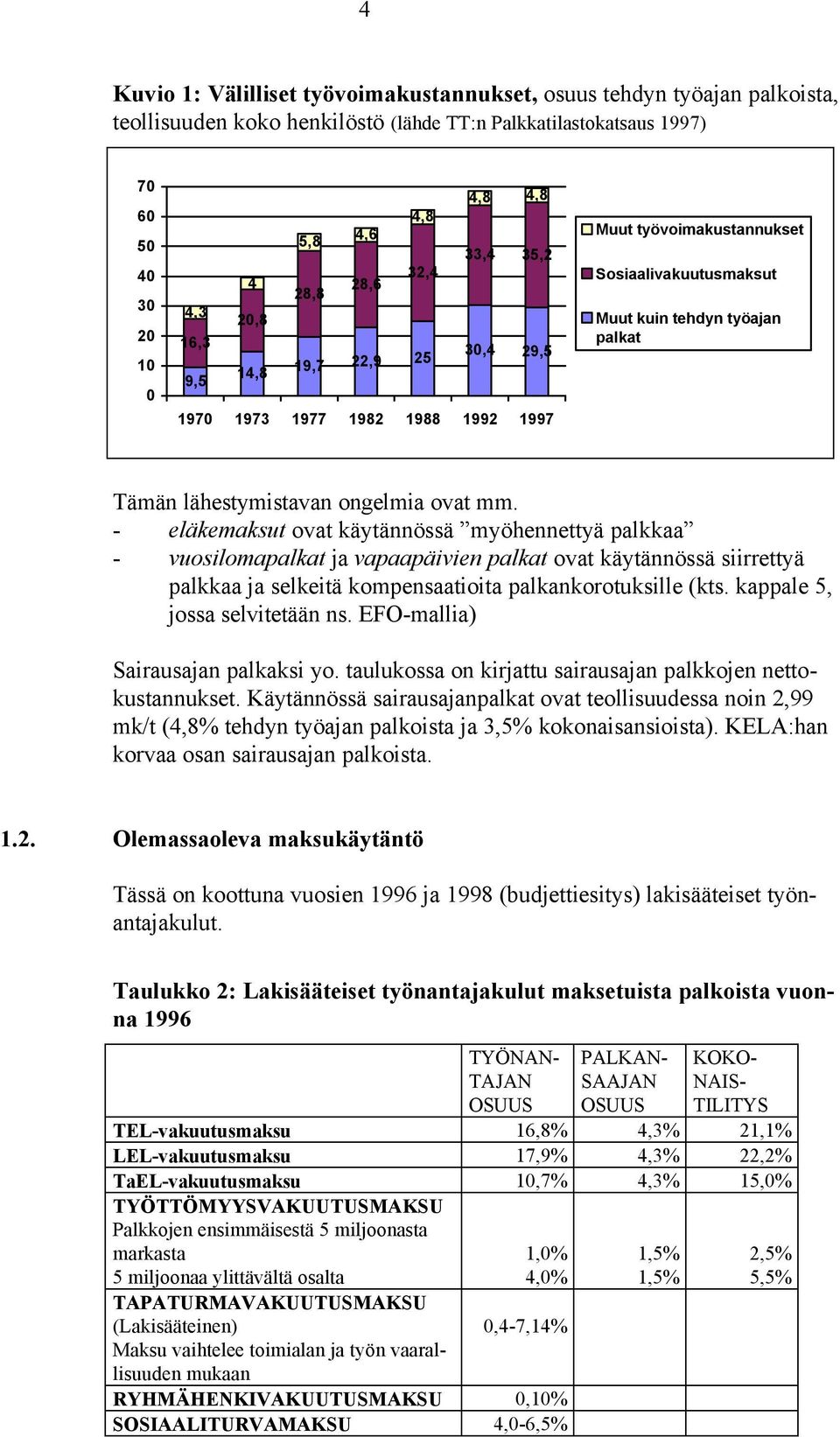 lähestymistavan ongelmia ovat mm.