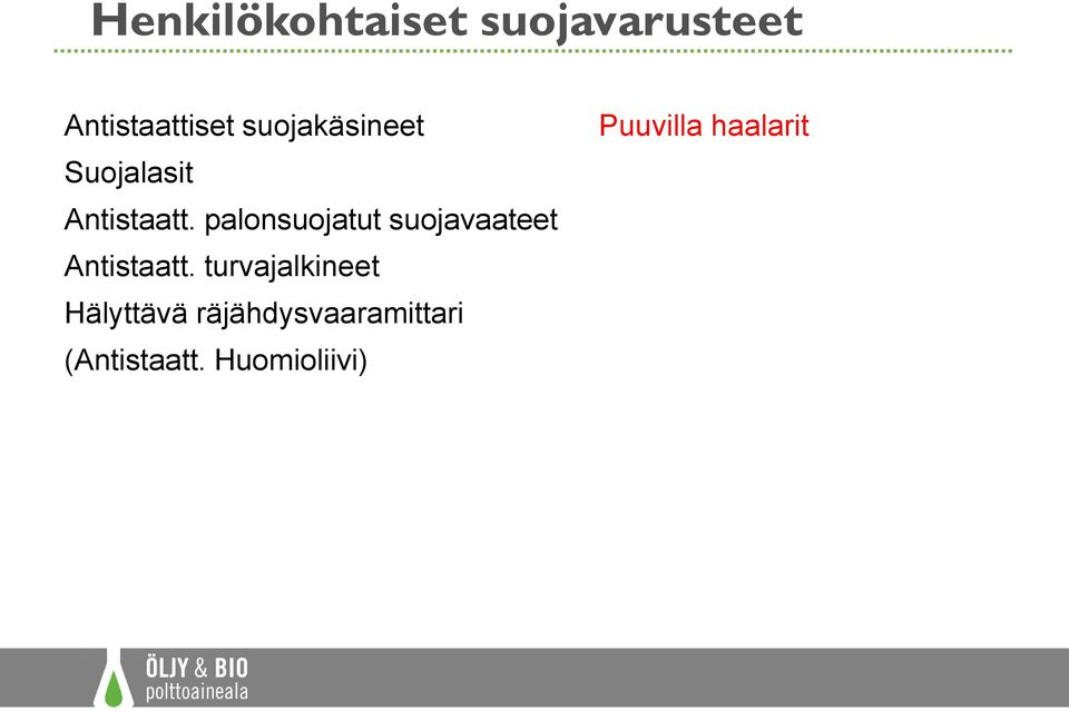 palonsuojatut suojavaateet Antistaatt.